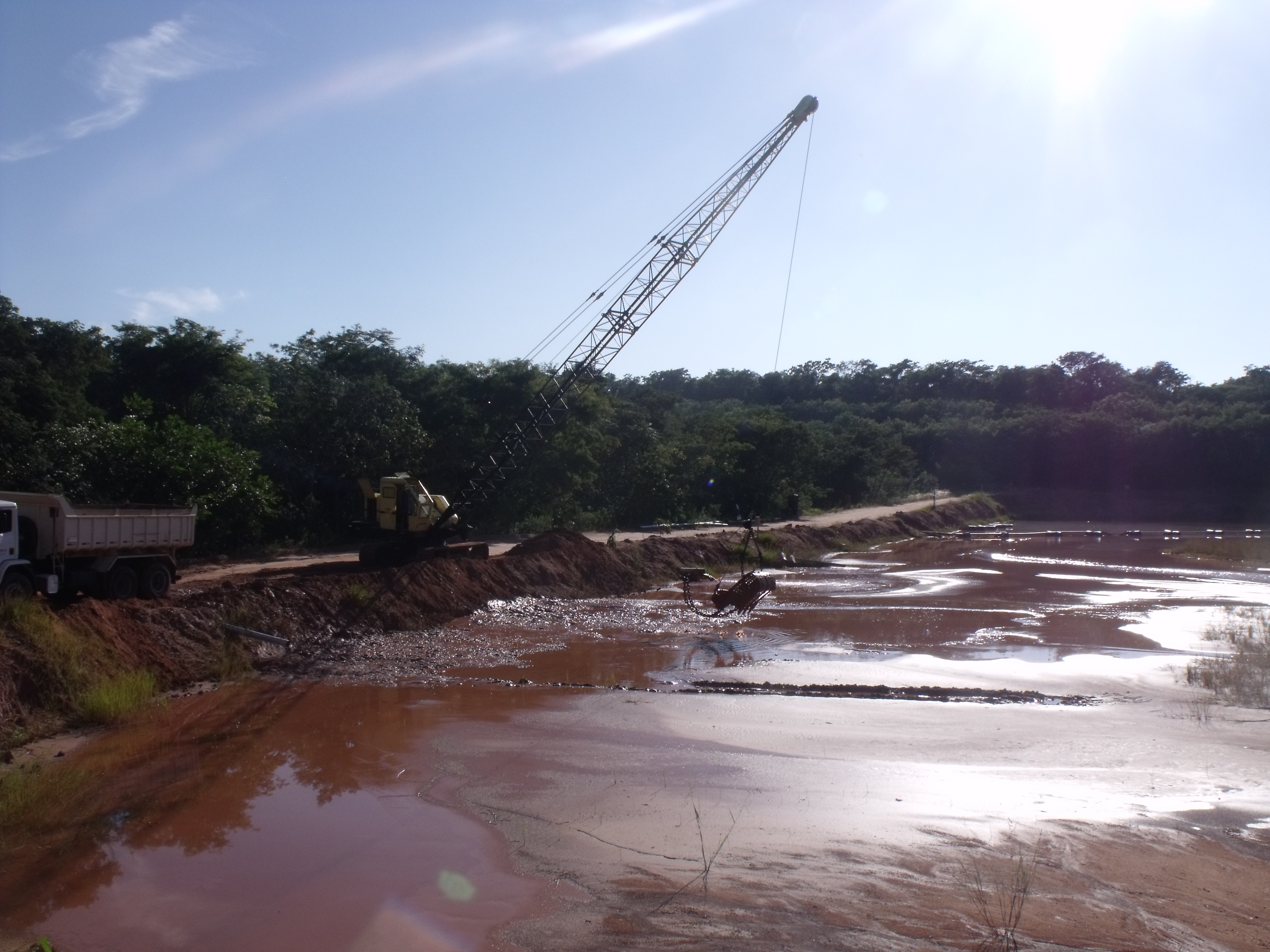 Detalhe da Dragline